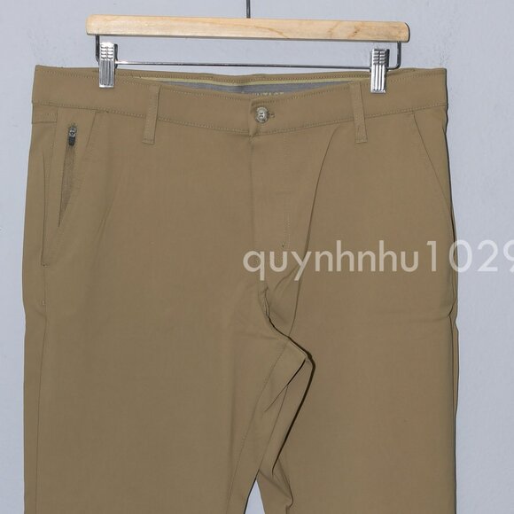 NWT Weatherproof Flex Flatfront  men pants in Tan - Picture 3 of 7